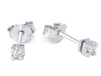 Orecchini Demetra Donna ESSENTIAL in Oro bianco Diamante 022.Q.010.W.A3